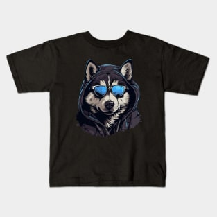 Cool Husky Kids T-Shirt